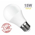 LED žárovka E27 15W SMD2835 1300 lm CCD TEPLÁ