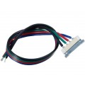 Konektor zasouvací pro RGB LED pásky o šířce 10mm s vodičem
