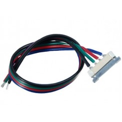 Konektor zasouvací pro RGB LED pásky o šířce 10mm s vodičem