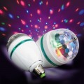 LED Disko žárovka E27 3x1W RGB