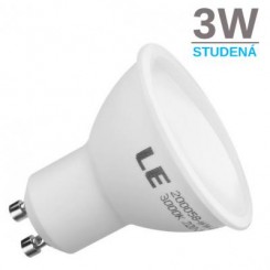 LED žárovka 3W 5xSMD2835 GU10 260lm STUDENÁ