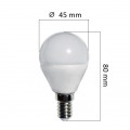 Akce: LED žárovka  E14 8,5W 800lm G45, studená 3+1
