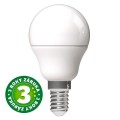 Akce: Prémiová LED žárovka E14 6,5W 806lm G45, studená, ekv. 60W, 3 roky 3+1