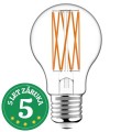Ultra úsporná prémiová retro LED žárovka E27 3,8W 806lm denní filament ekv. 60W, 3 roky
